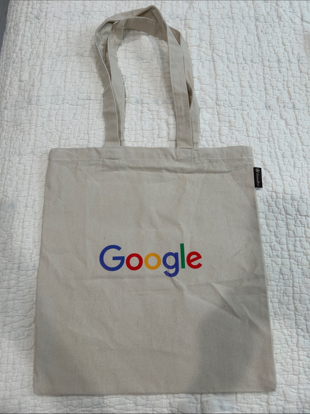 Google Logo Canvas Tote Bag